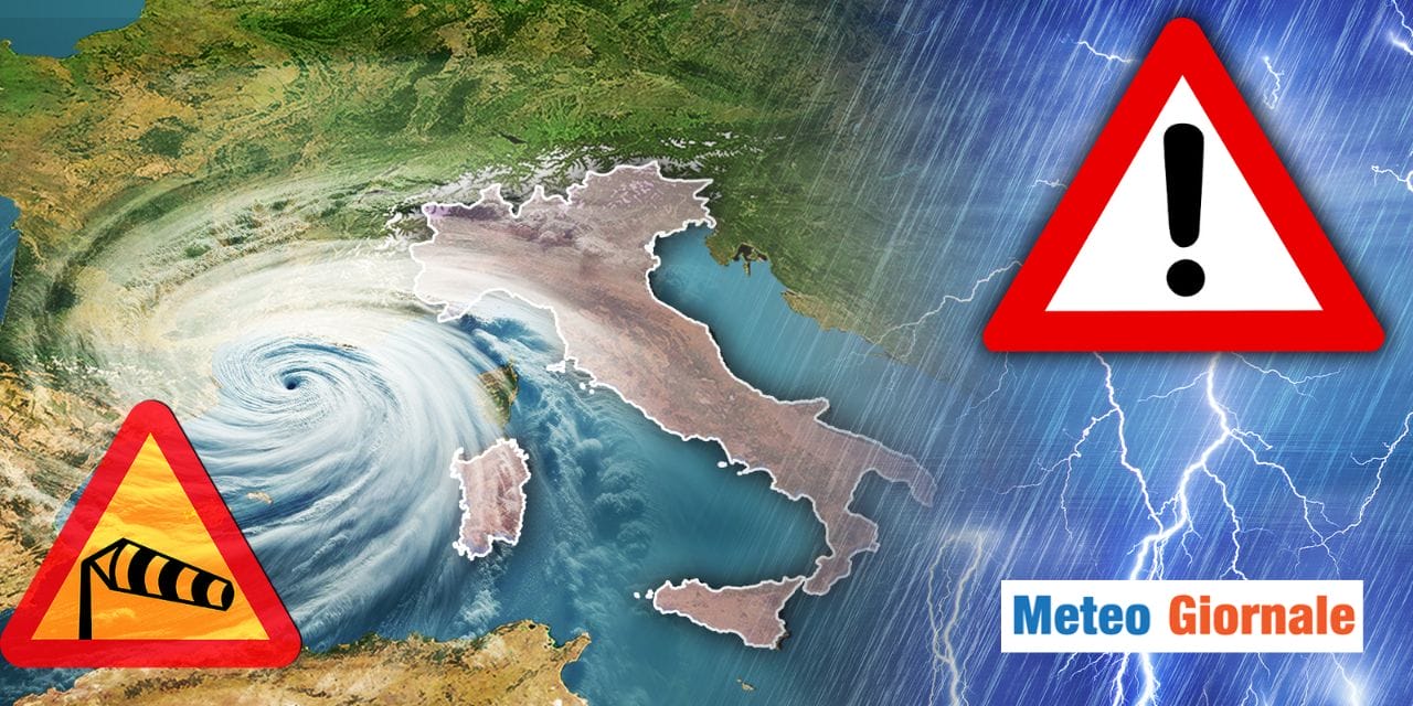meteo ciclone sub tropicale in arrivo