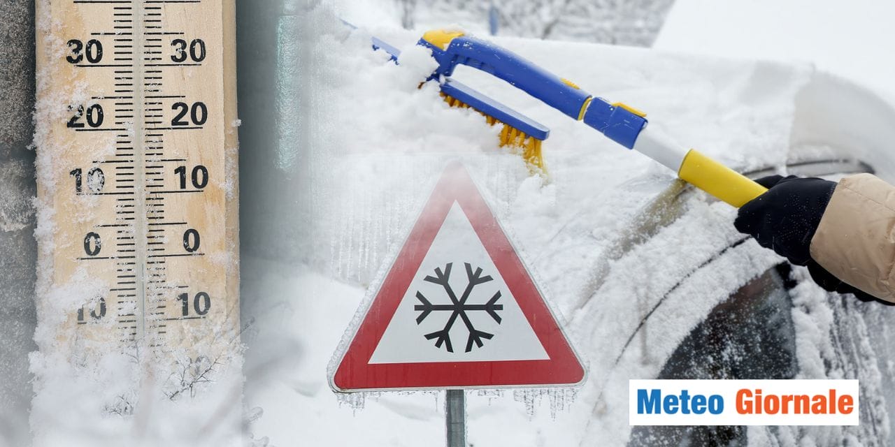 meteo destino gelo neve italia burian febbraio