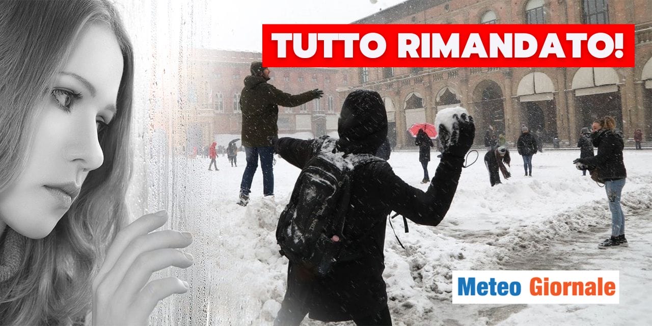 Meteo: le forti nevicate invernali, tutto rimandato a…