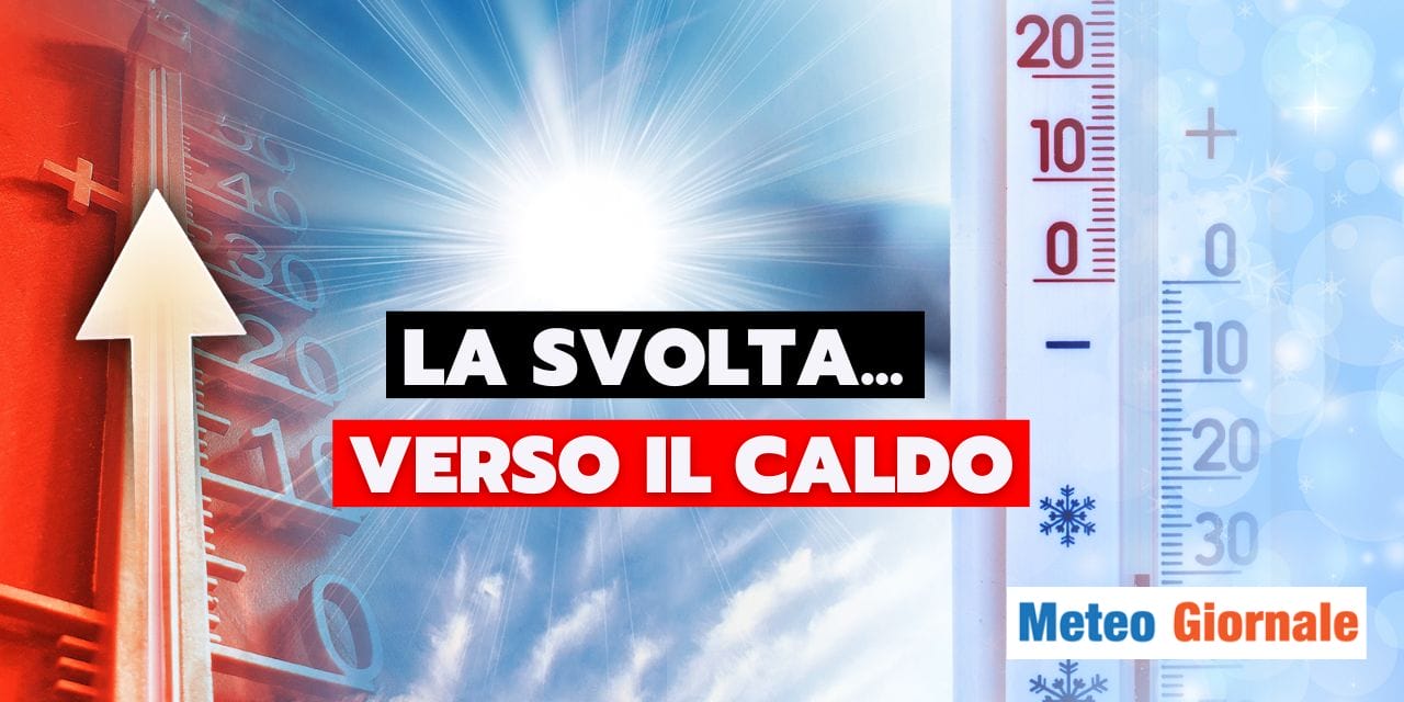 meteo inverno verso il caldo