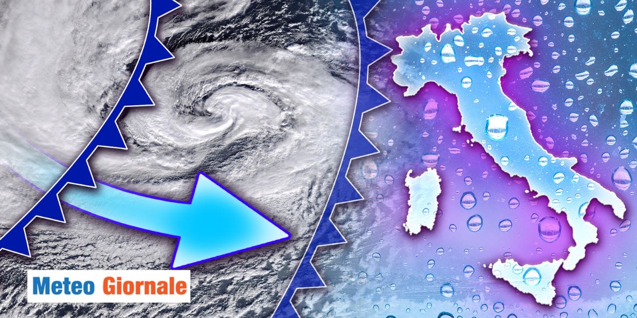 meteo maltempo depressione italia vento