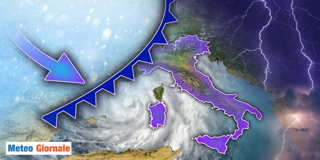 meteo prossimo periodo turbolento