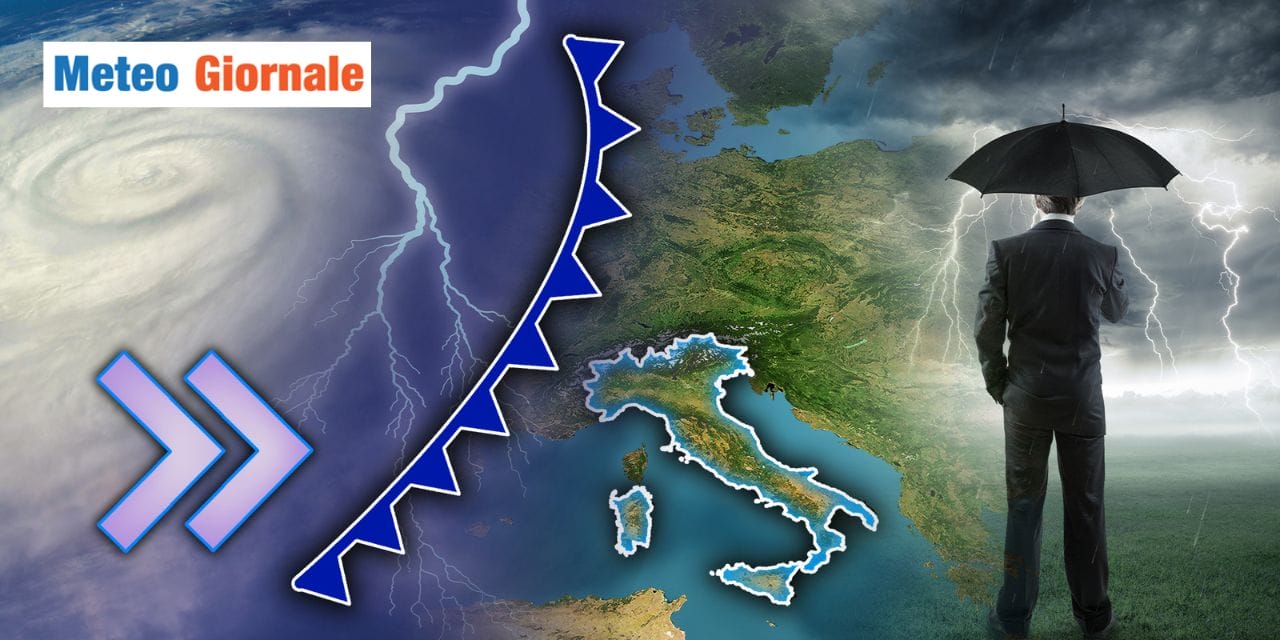 meteo tre giorni di maltempo italia