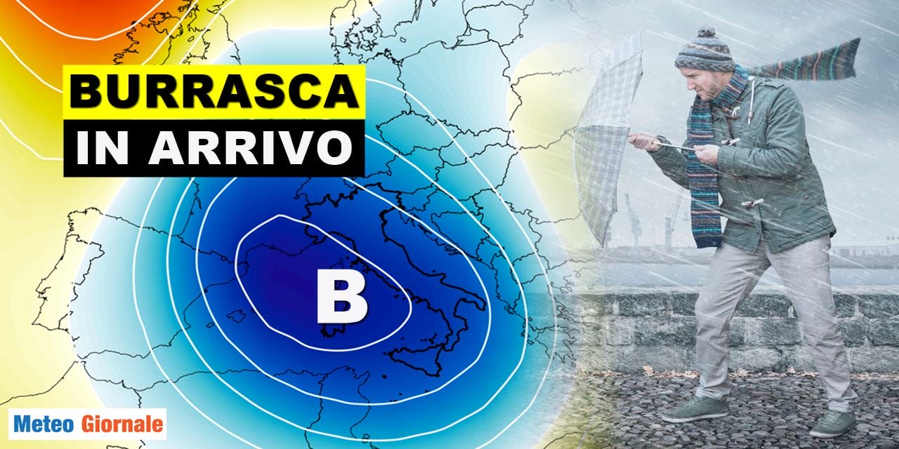 Meteo: maltempo con venti tempestosi in arrivo: sarà un fine settimana dell’Epifania agitato