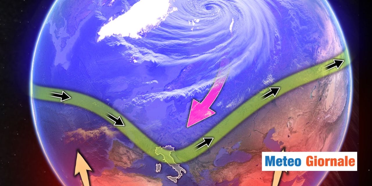 meteo vortice polare chiuso italia primavera