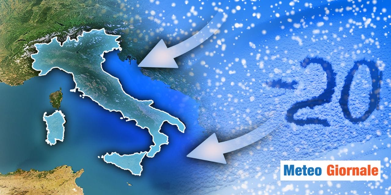 meteo vortice polare tilt italia tra due fuochi