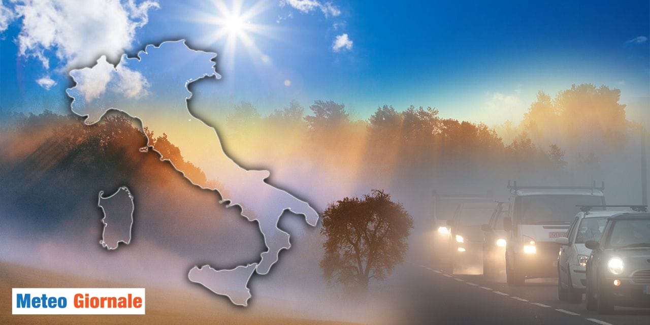 meteo weekend sole nubi nebbie