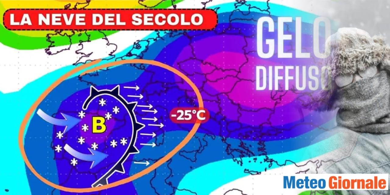 Meteo: la peggiore tormenta di neve verso l’Italia, le conseguenze