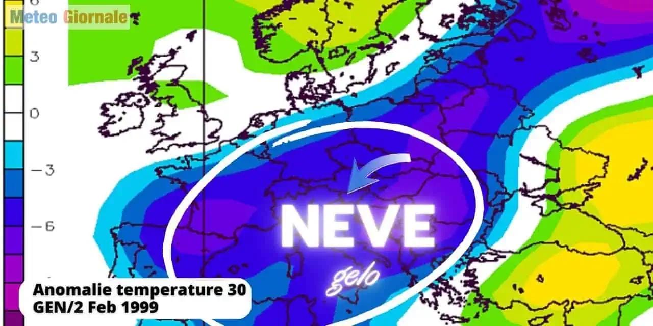 Meteo Giorni della Merla tra bufere di neve e gelo eccezionale