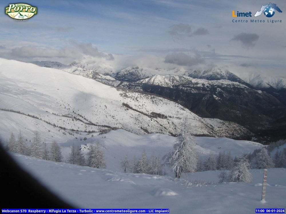 neve liguria gennaio 2024