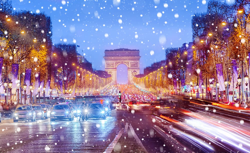 parigi neve