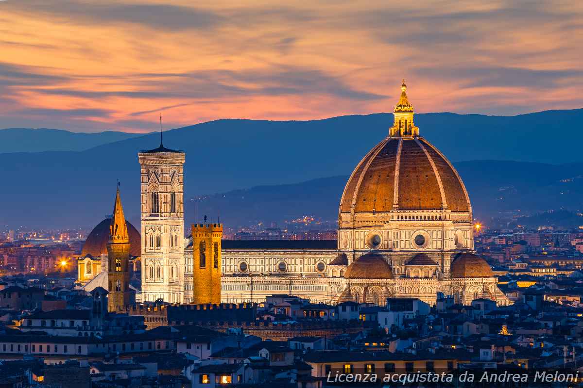 Previsioni meteo Firenze: pioggia e vento in arrivo, cielo coperto e nuvoloso
