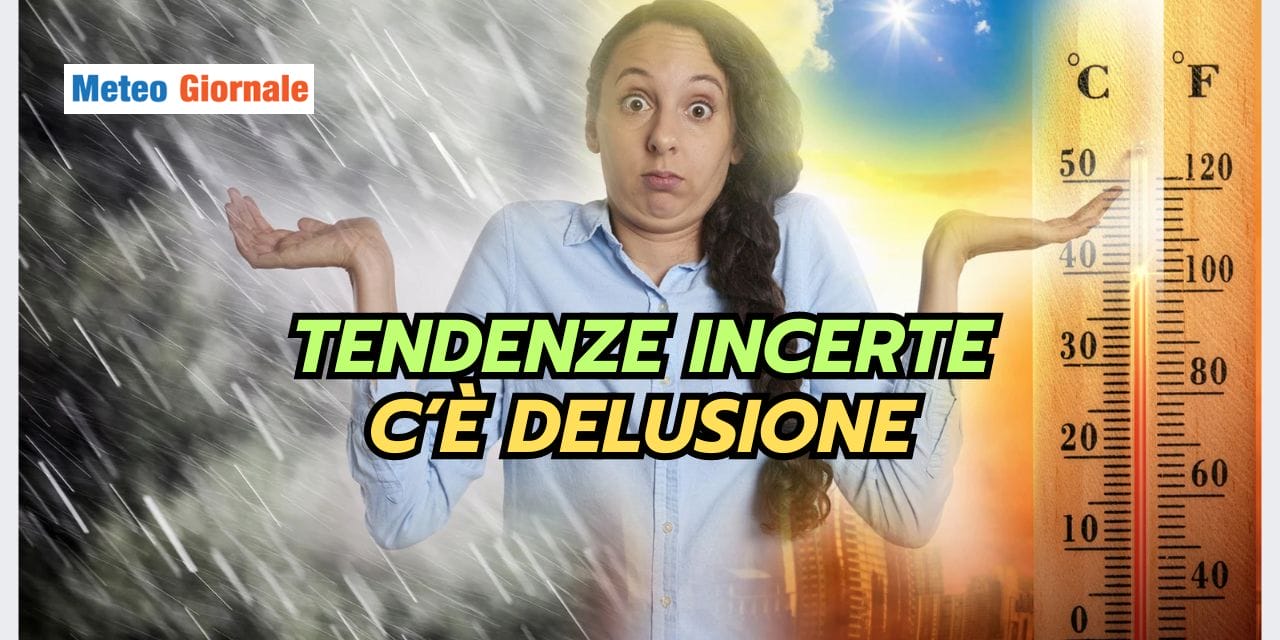 Troppo nervosismo: colpa del meteo deludente