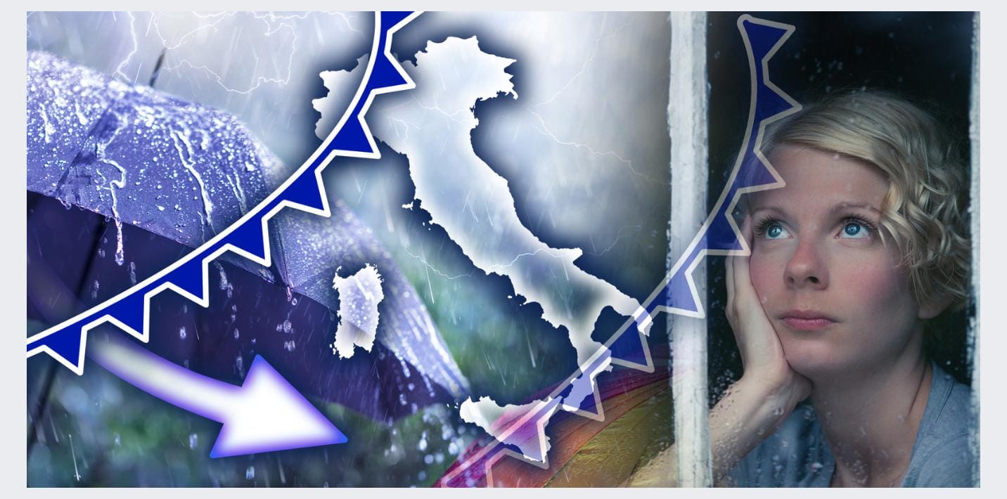 Meteo: pioggia e neve in arrivo con un fronte polare