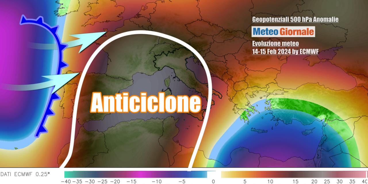 Super Anticiclone tiene ancora lontano l'Inverno