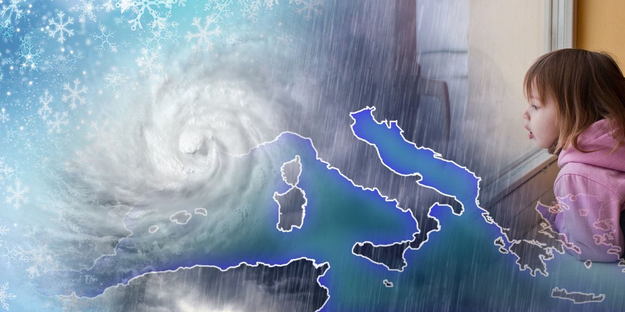 ciclone weekend tempesta meteo