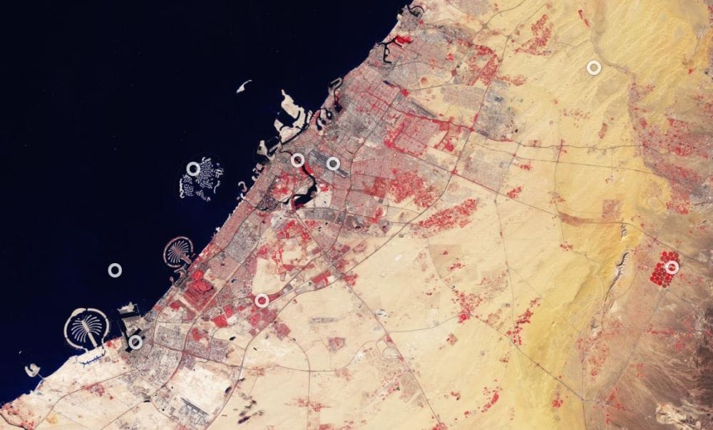 dubai dal satellite