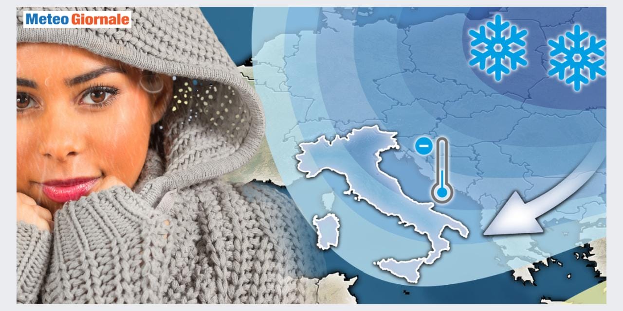 Temperature in calo e possibile incursione artica