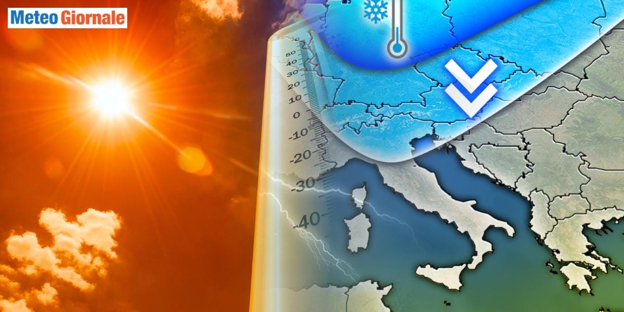 Il freddo non ne vuol sapere di raggiungere l'Italia
