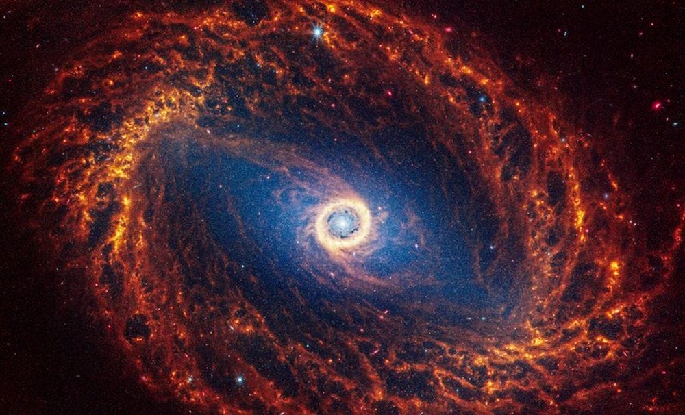 galassia a spirale nasa jwst