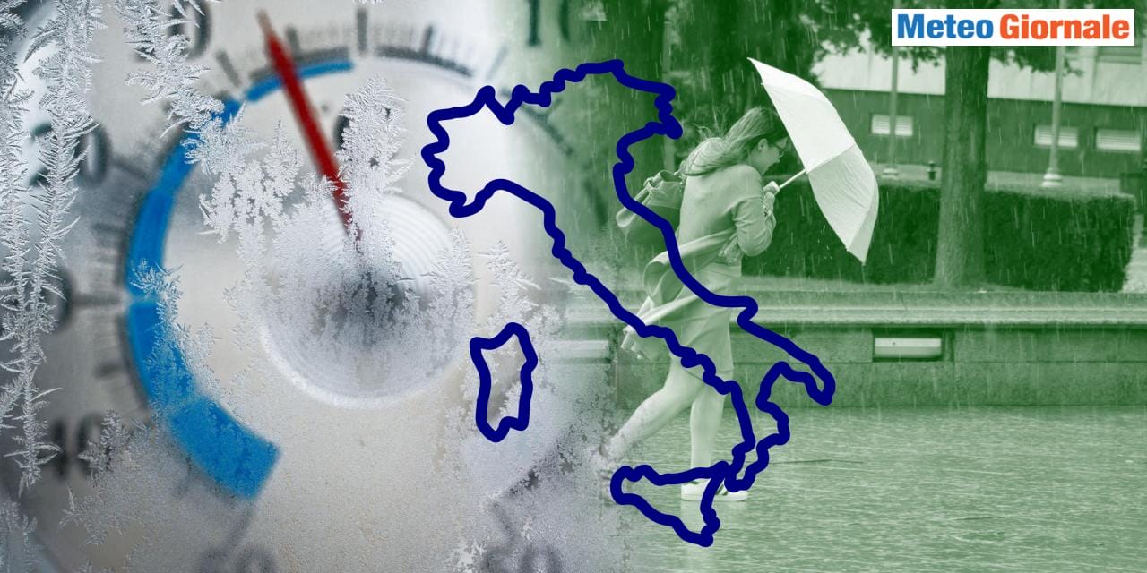 Dal maltempo al freddo invernale