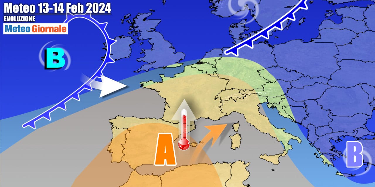 Dominio anticiclonico in settimana, ma non durerà