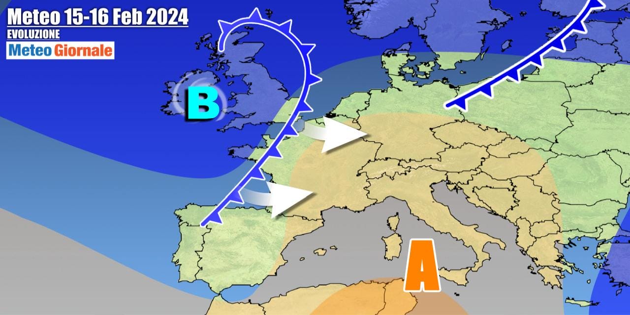 Dominio anticiclonico destinato ad indebolirsi solo in parte negli ultimi giorni della settimana