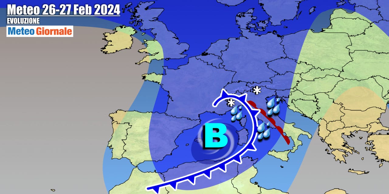 Il tempo resterà a tratti perturbato anche nei primi giorni della nuova settimana su parte d'Italia