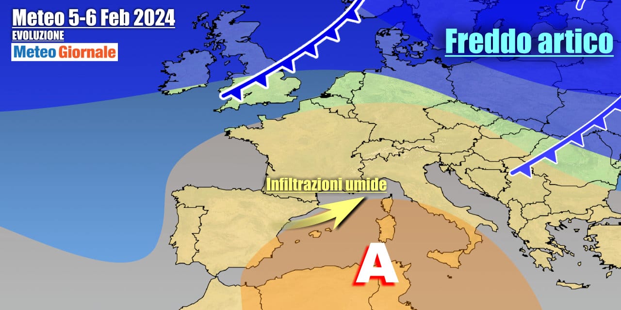 Verso graduale svolta con stop all'Anticiclone