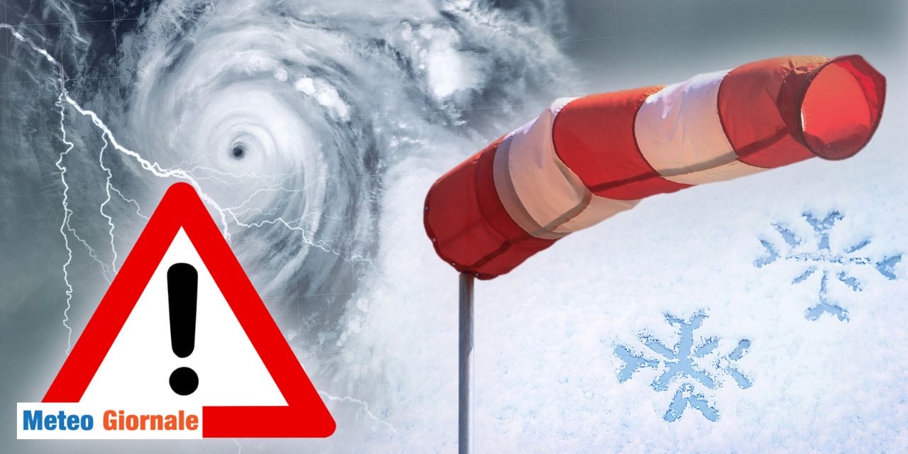 meteo avviso ciclone forte maltempo in arrivo