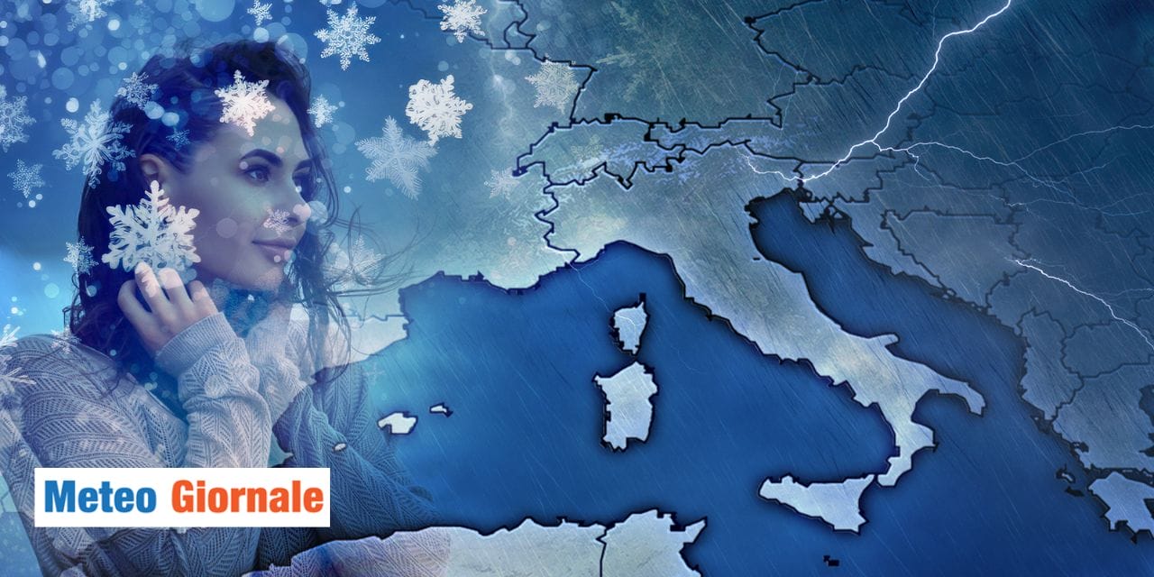Meteo: ora si fa sul serio, ecco l’affondo polare che porterà pioggia e neve