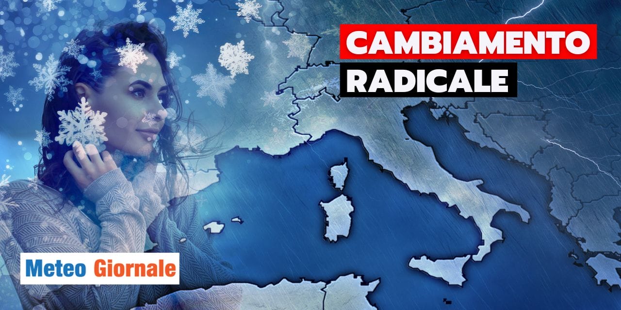 meteo cambio netto super neve pioggia