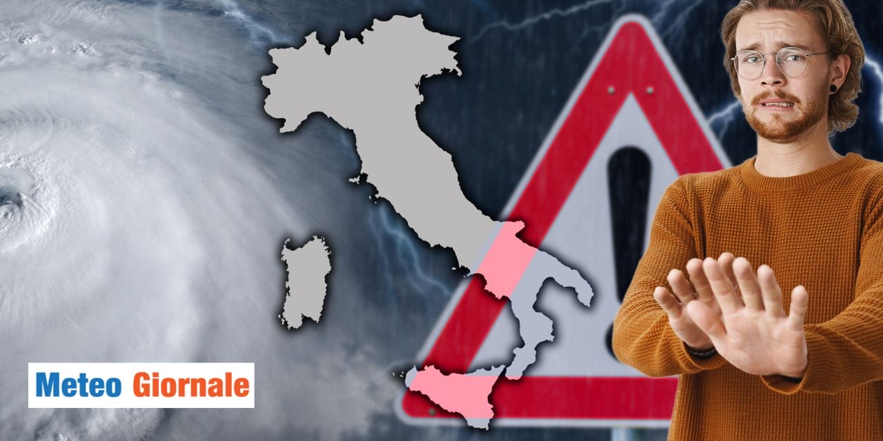 meteo ciclone piogge torrenziali in arrivo