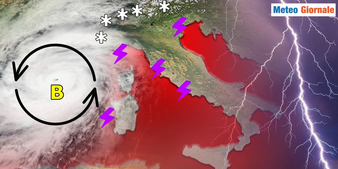 SVOLTA meteo, ti aspettavamo. Il Maltempo travolgerà l’ITALIA da Nord a Sud, poi aria GELIDA?