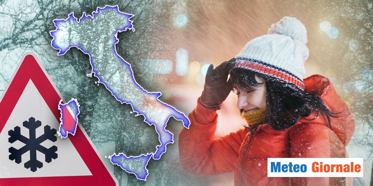 Meteo: finale d’Inverno in bianco, torna la neve