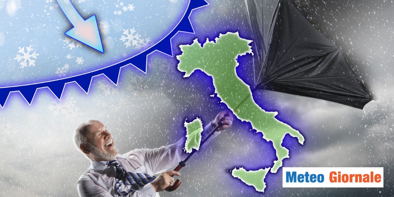 meteo freddo pioggia maltempo in arrivo