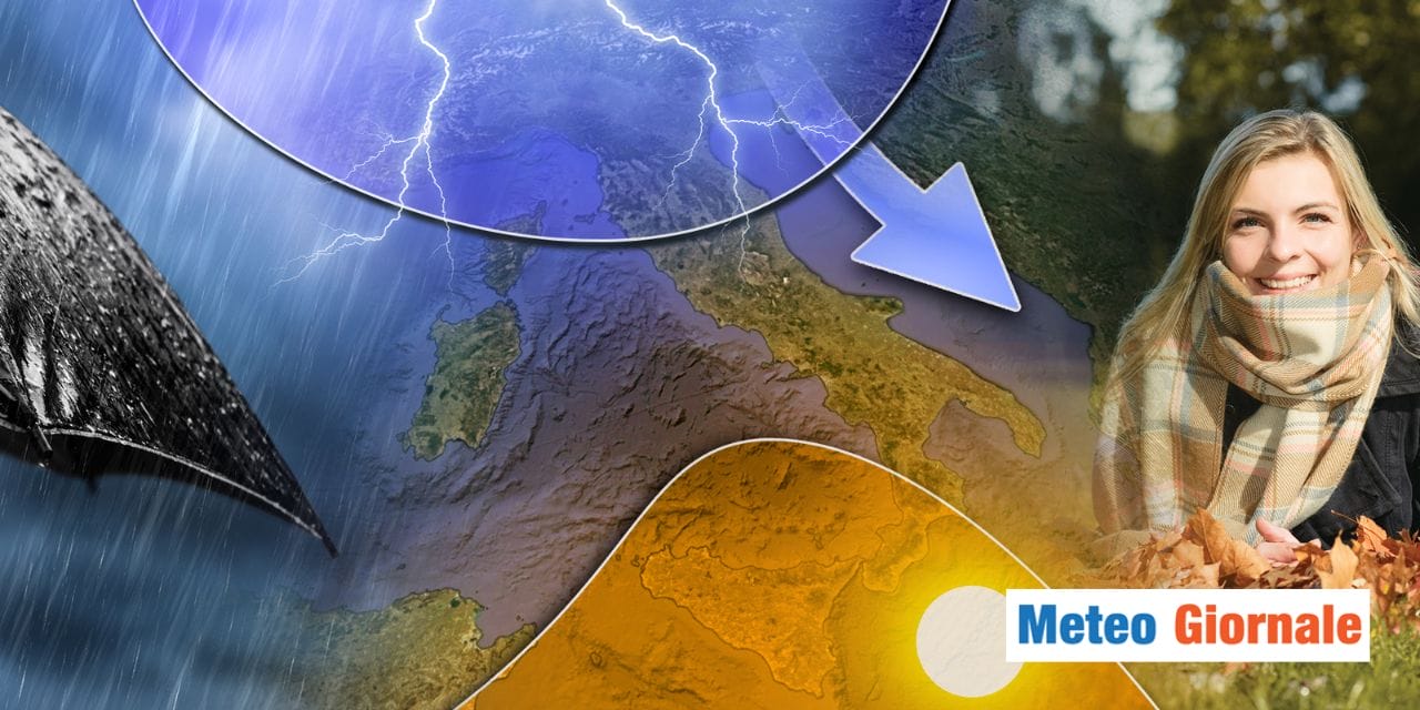 meteo italia divisa in due ciclone