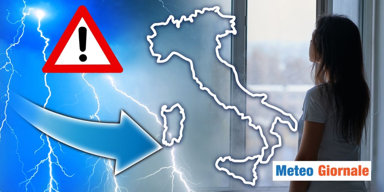 meteo perturbazioni raffica italia