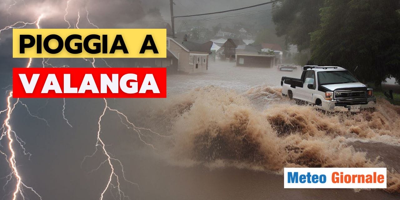 meteo pioggia a valanga italia