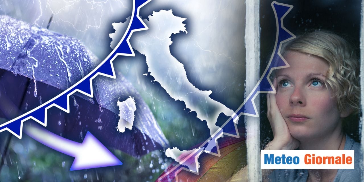 Piogge senza sosta, meteo totalmente stravolto