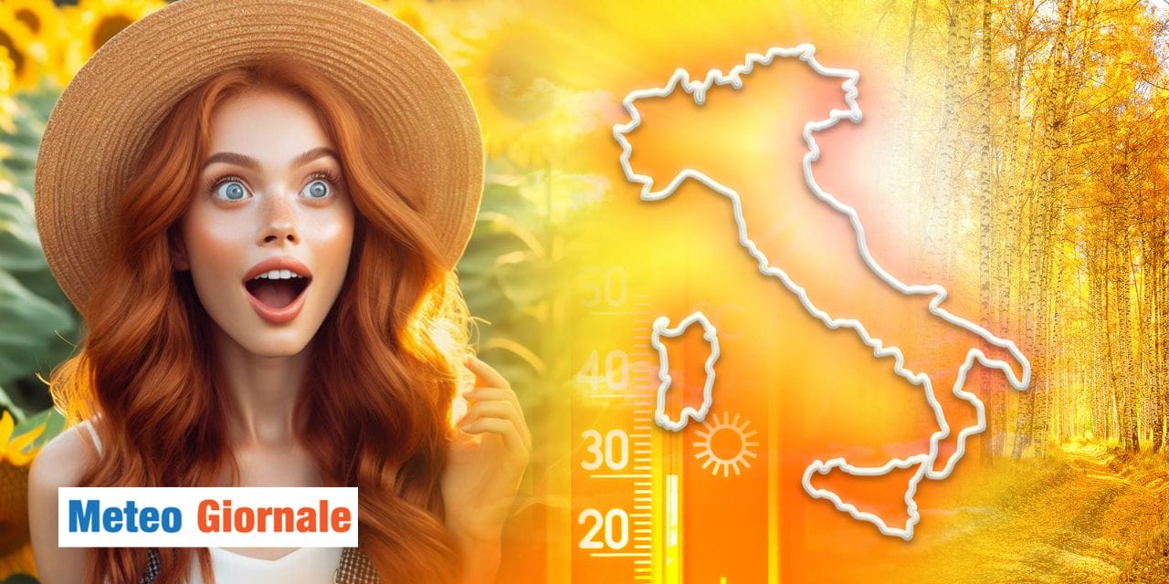 meteo ripresa temperature caldo mite