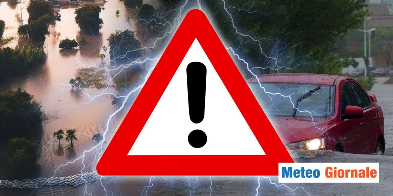 meteo rischio alluvioni italia ciclone