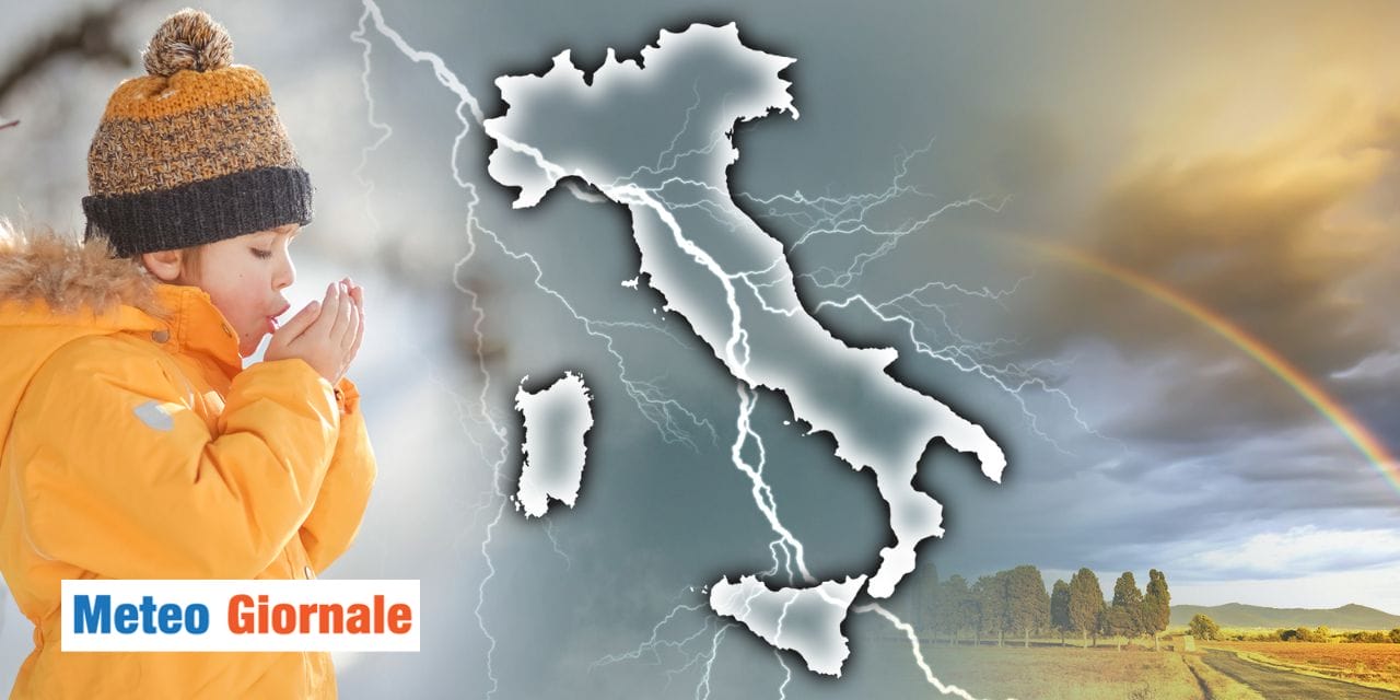 Meteo: ultime ore di tepore, brusco ritorno dell’Inverno