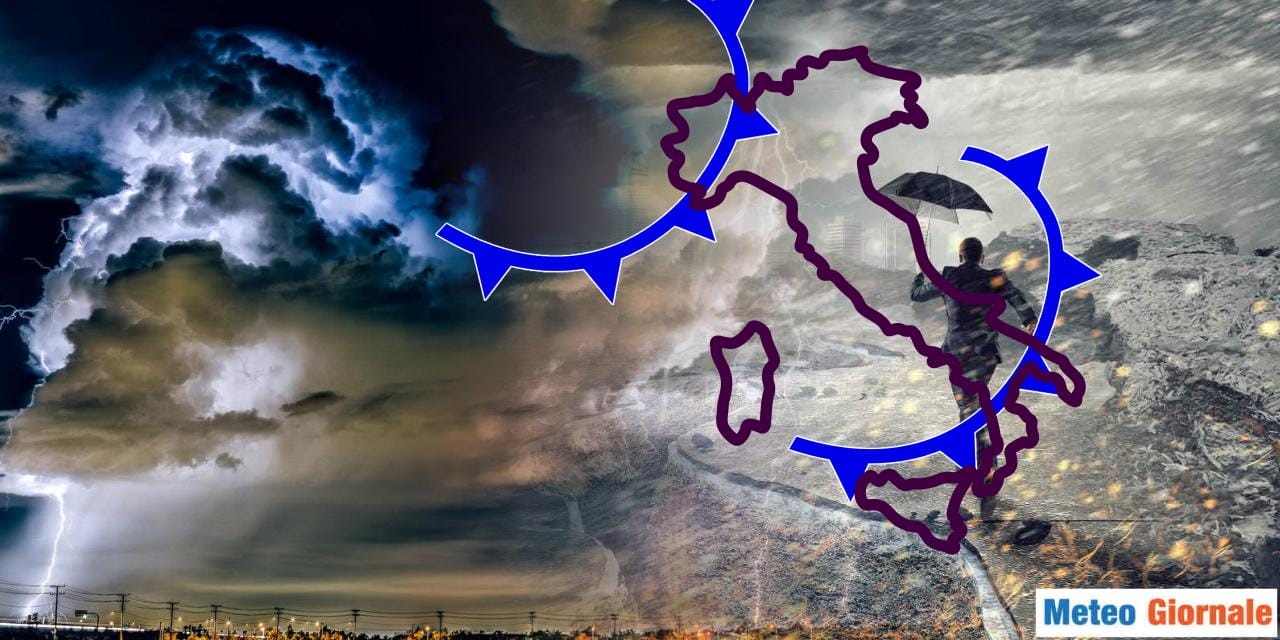 Perturbazioni libere di agire per l'assenza dell'Anticiclone