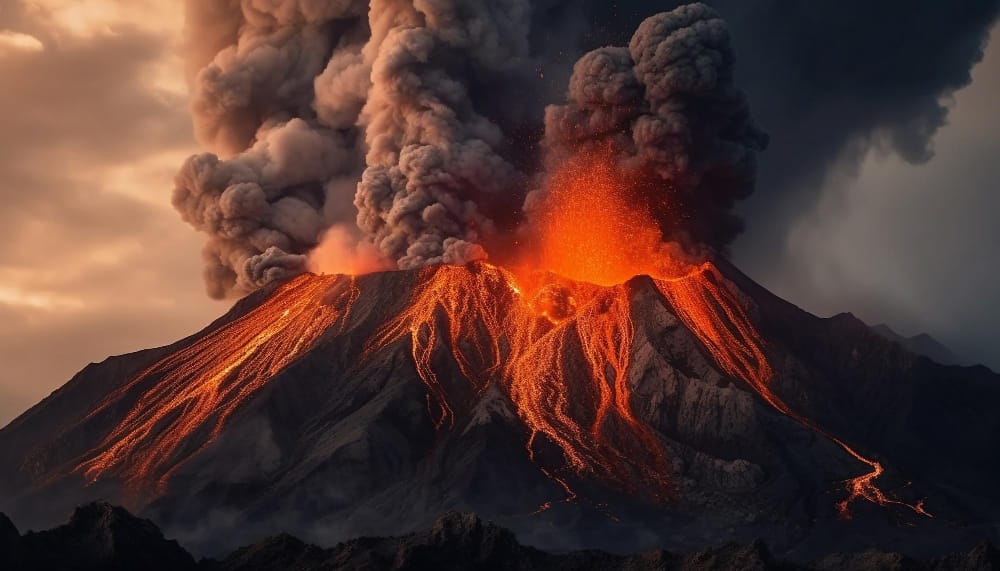 vulcano in eruzione indonesia