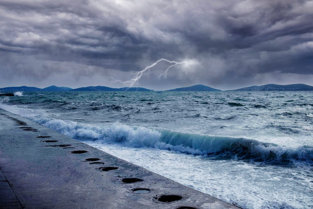 weather effects collage concept