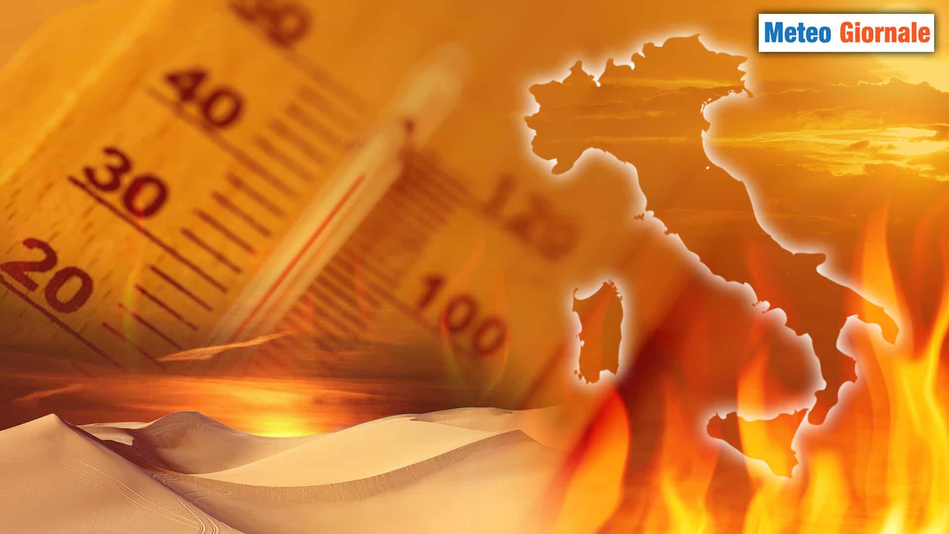 Il CALDO del meteo anomalo africano che “brucia” l’Italia
