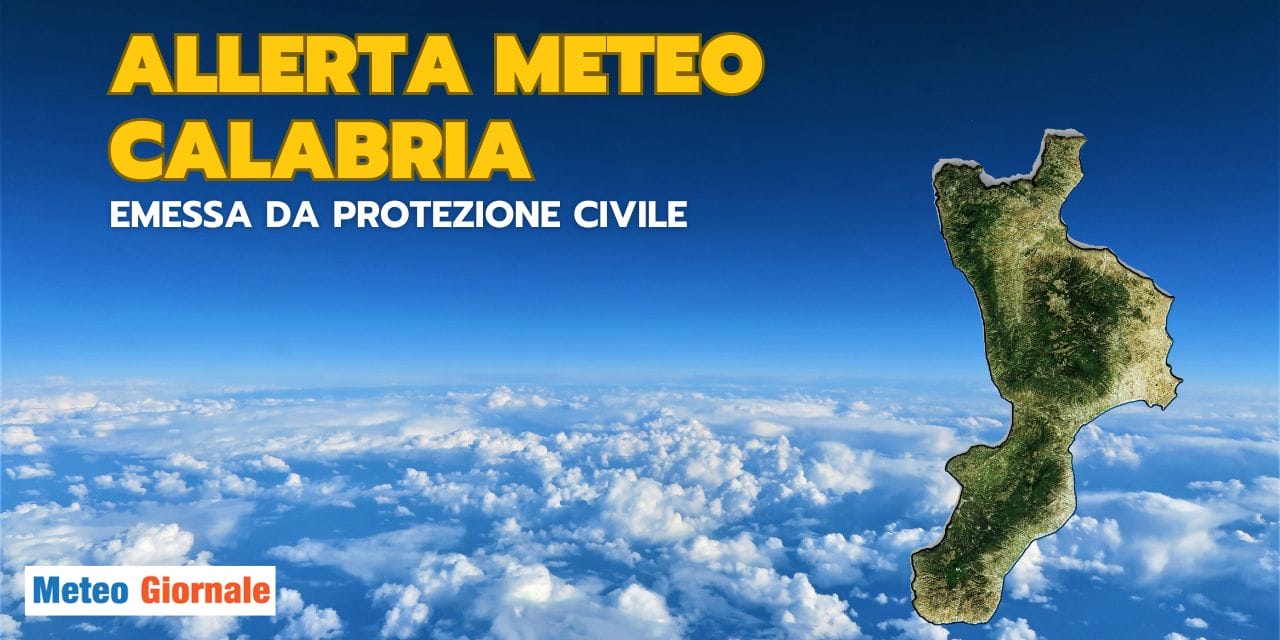 allerta meteo calabria