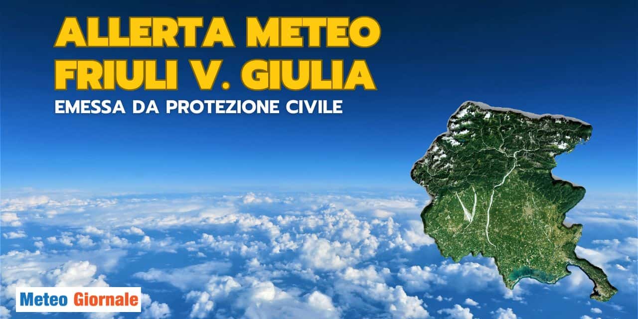 Maltempo a pasquetta, allerta meteo in vigore