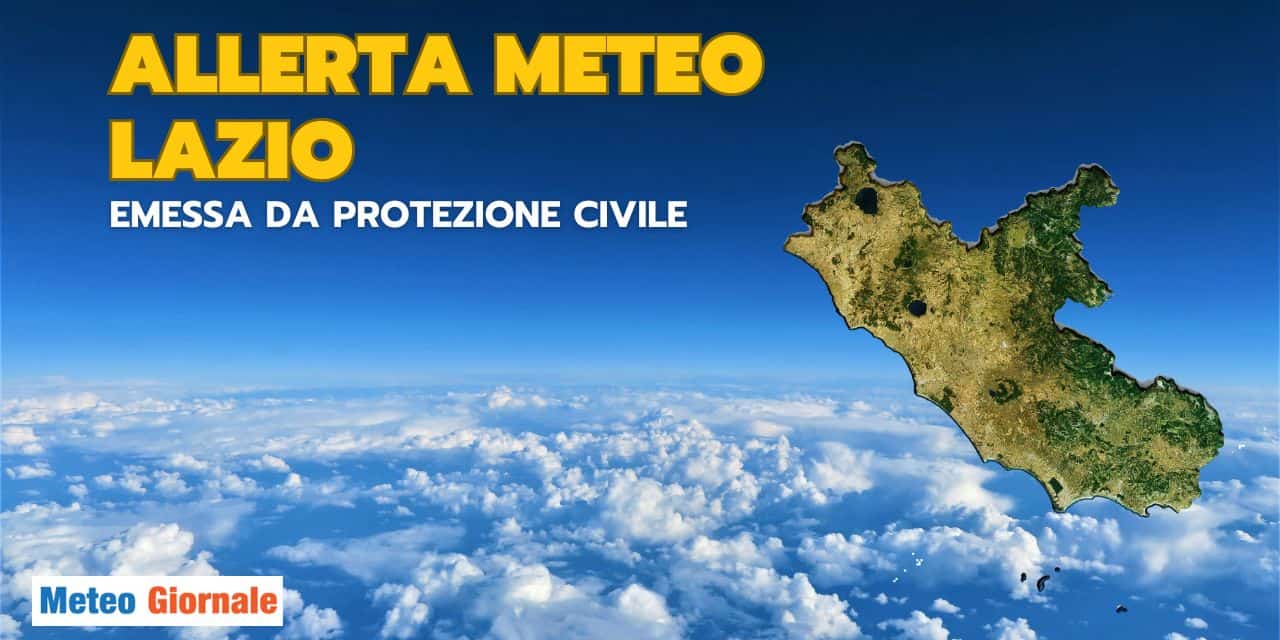 Maltempo in ciociaria con rischio allagamenti, ecco l’allerta meteo